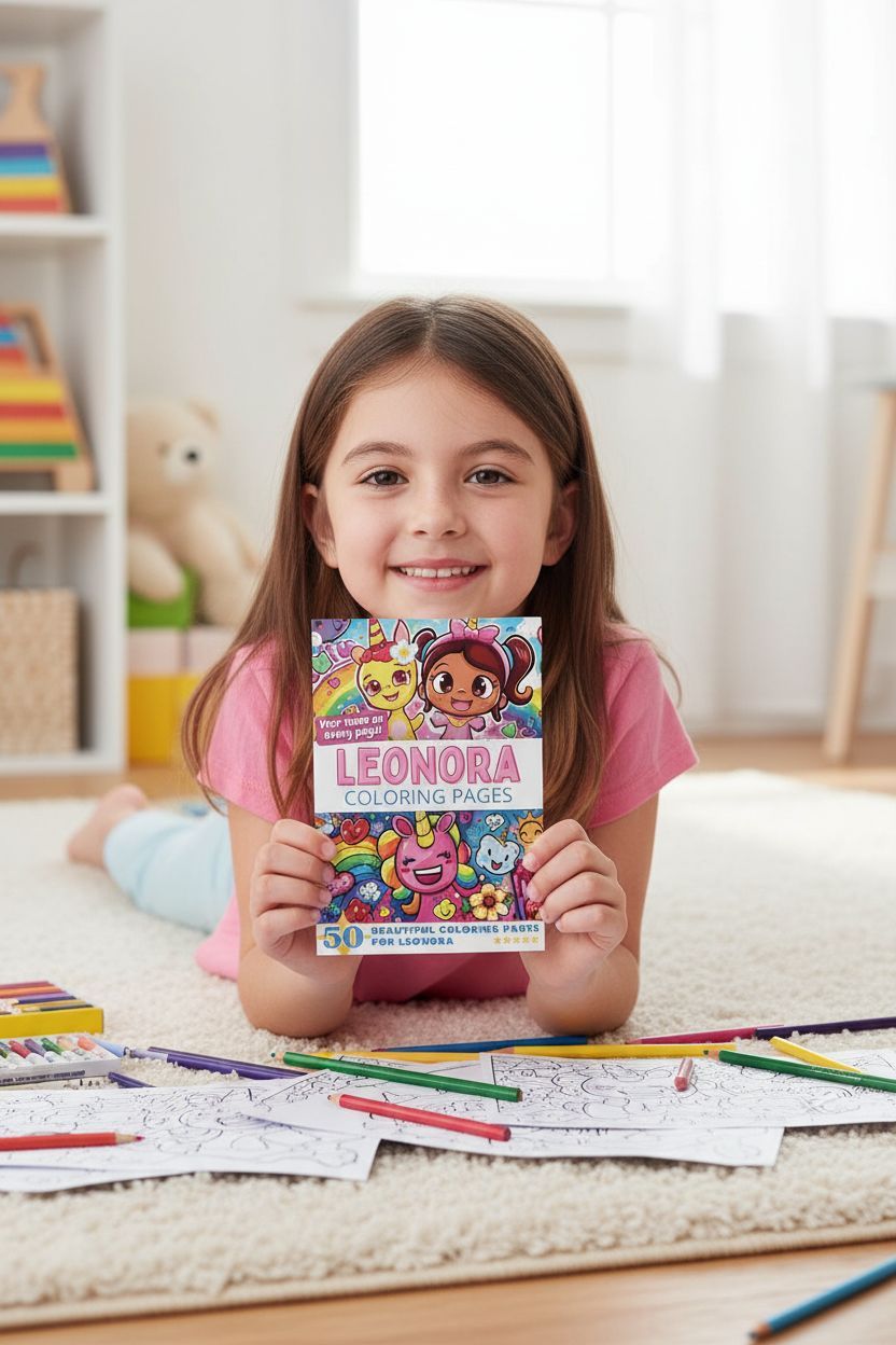 Leonora personal coloring pages