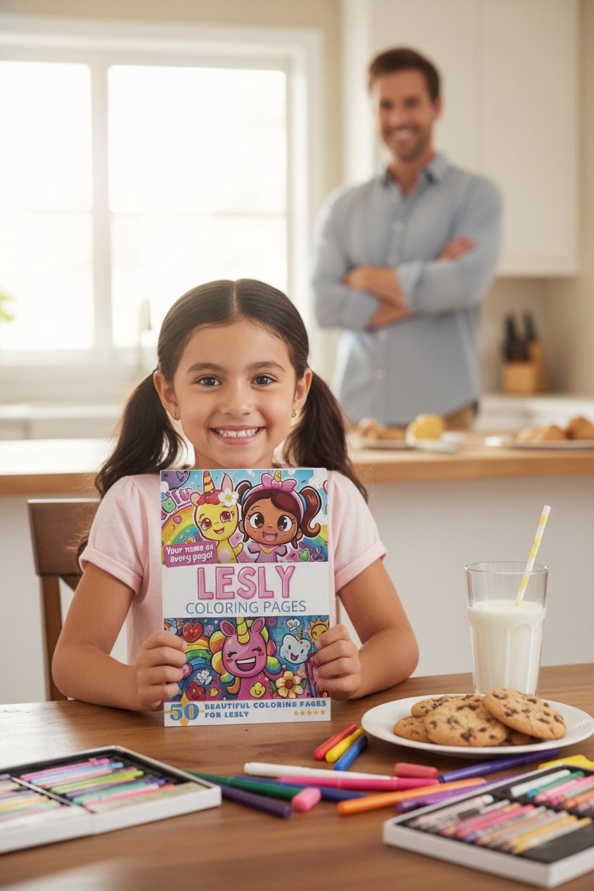 Lesly personal coloring pages