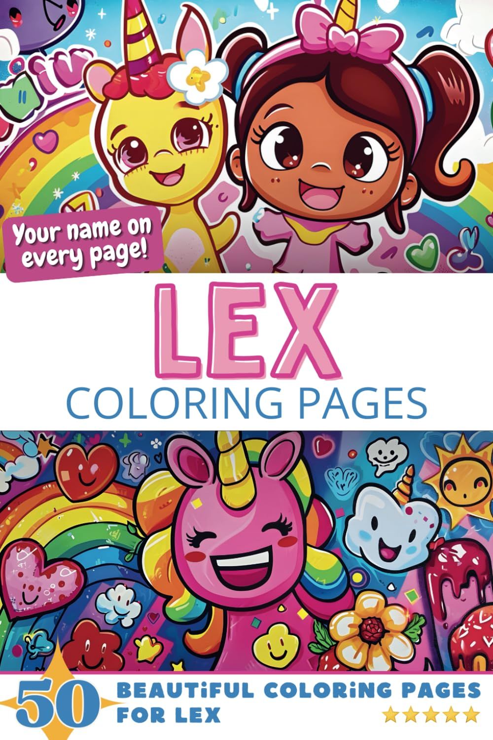 Lex Coloring Book Cover