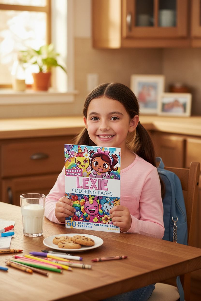 Lexie personal coloring pages
