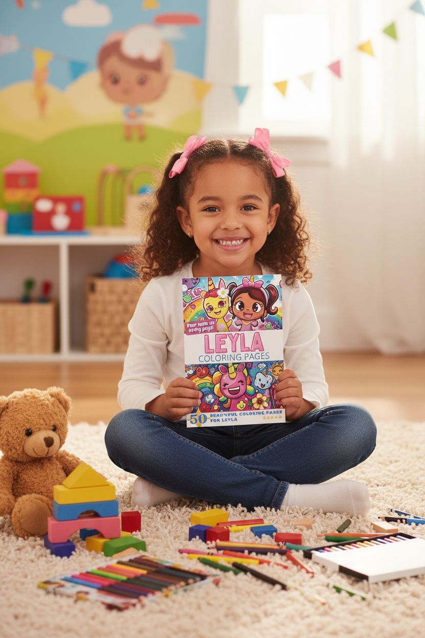 Leyla personal coloring pages