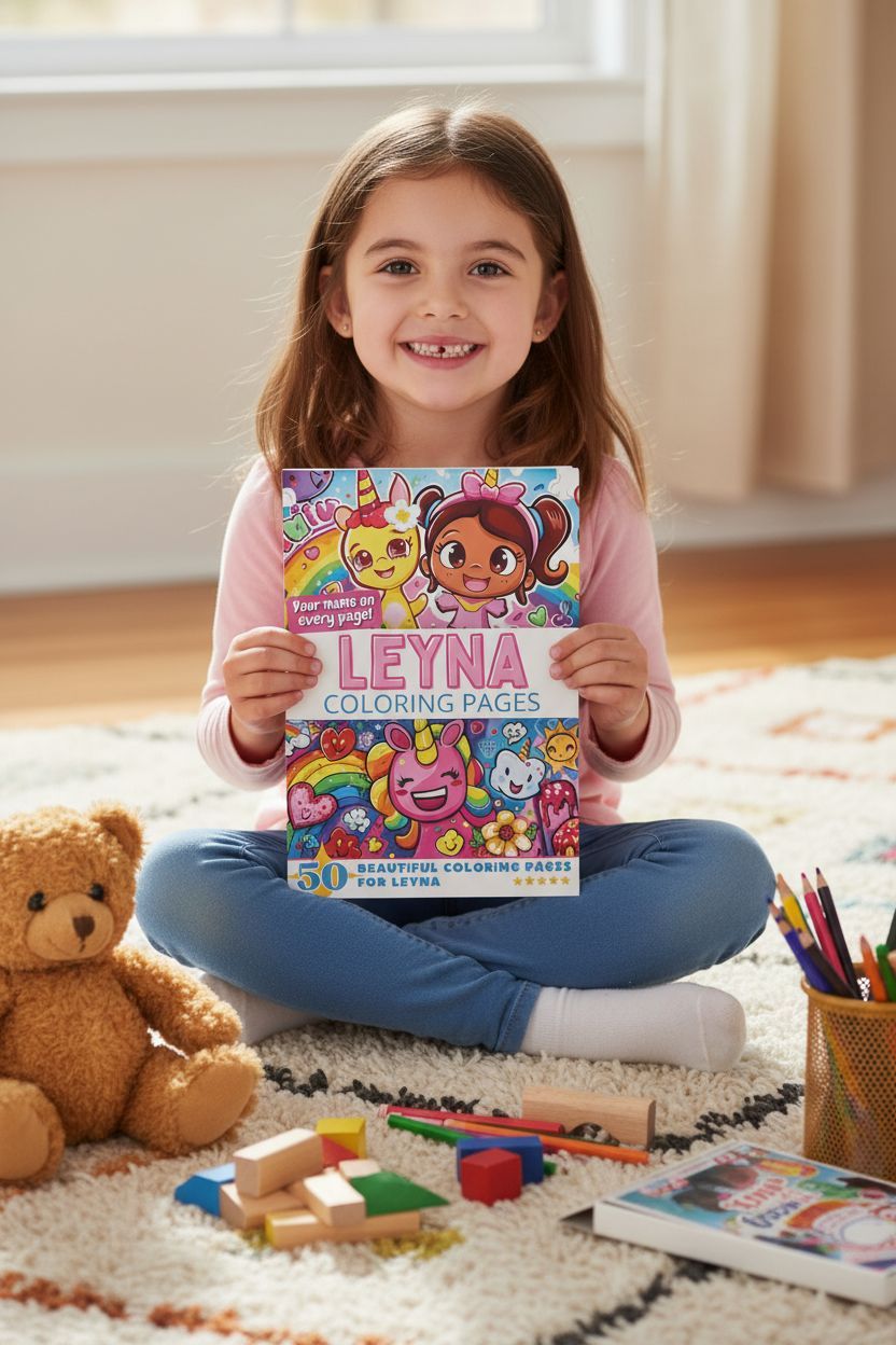 Leyna personal coloring pages