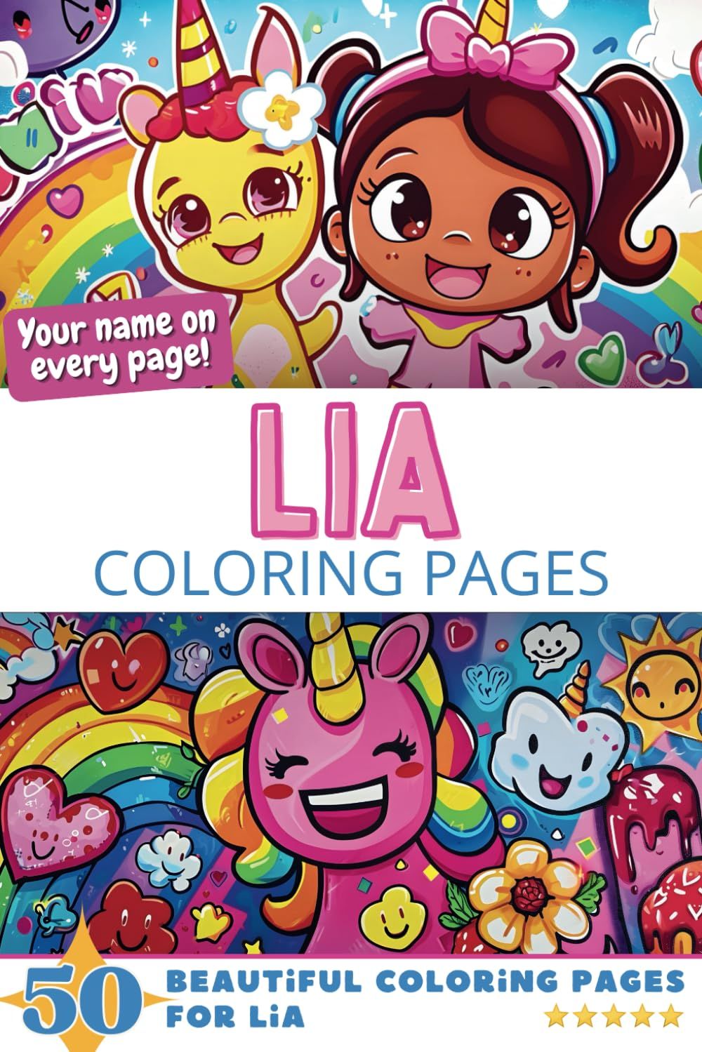 Lia Coloring Book Cover
