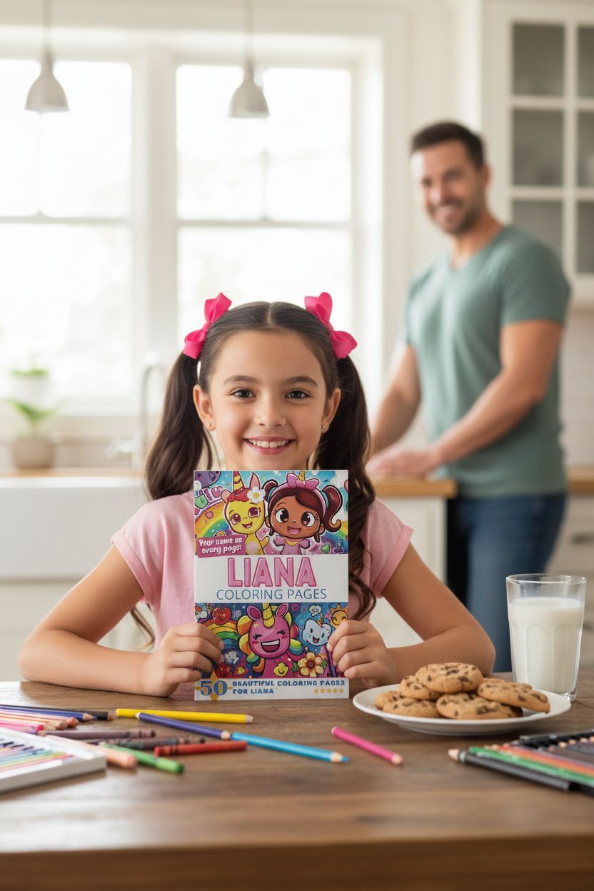 Liana personal coloring pages