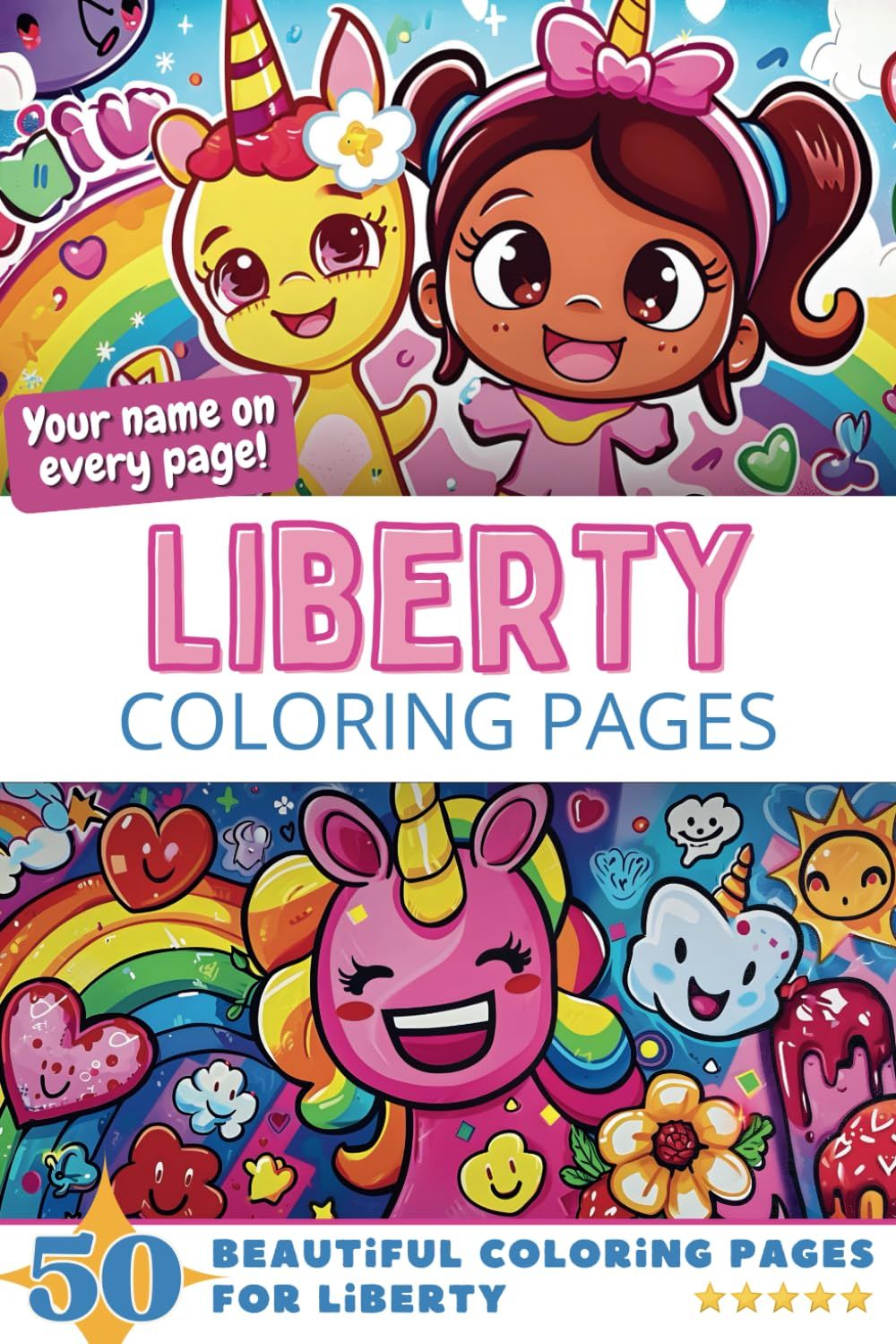 Liberty Coloring Book Cover