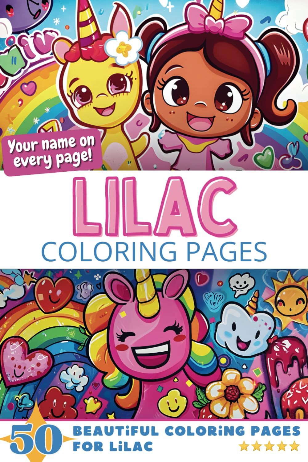 Lilac Coloring Book Cover