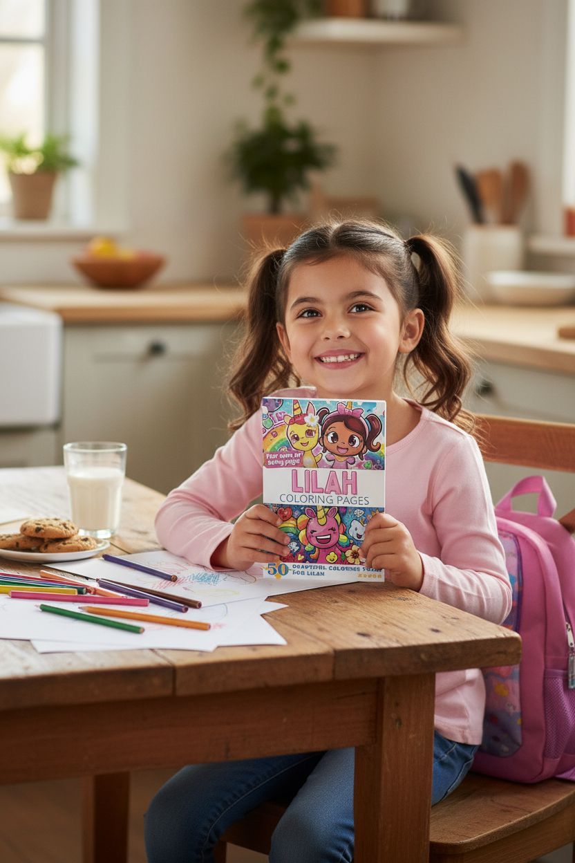 Lilah personal coloring pages