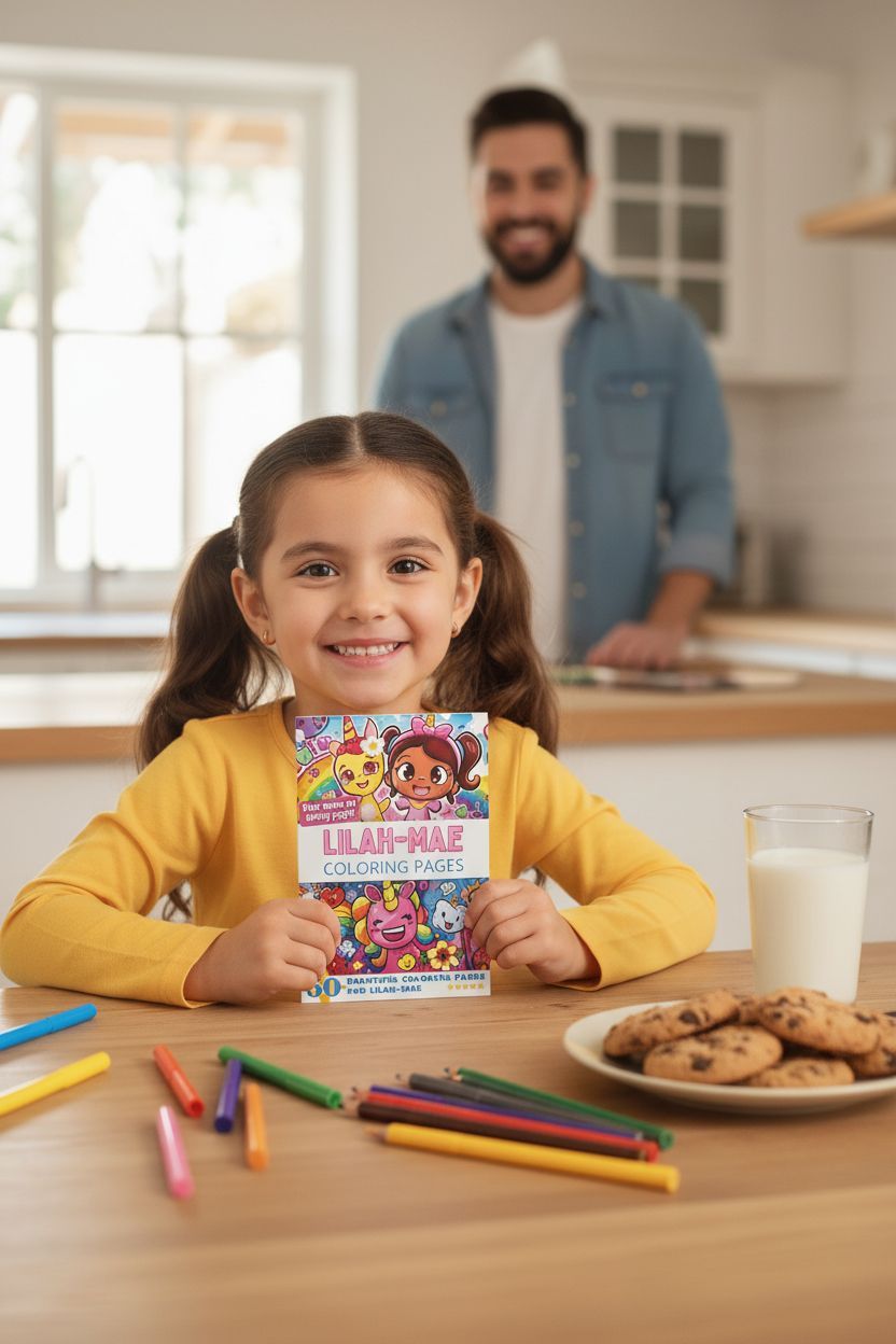 Lilah-Mae personal coloring pages