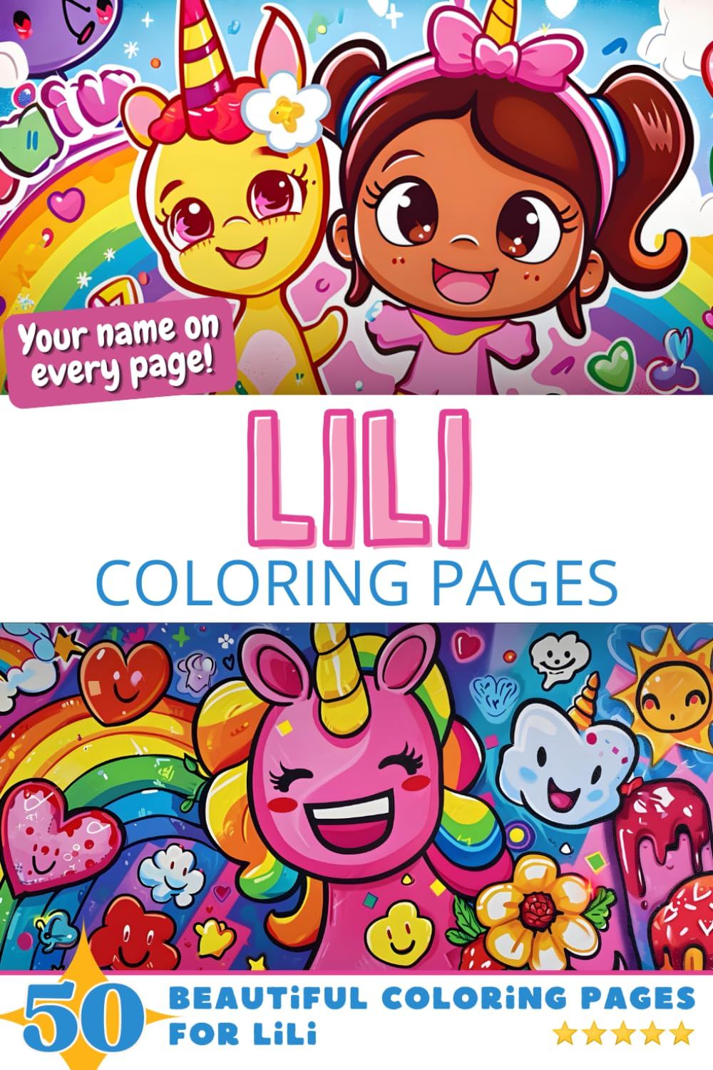 Lili Coloring Book Cover