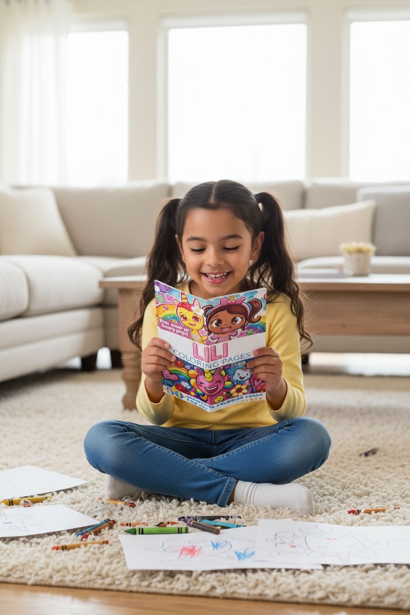 Lili personal coloring pages