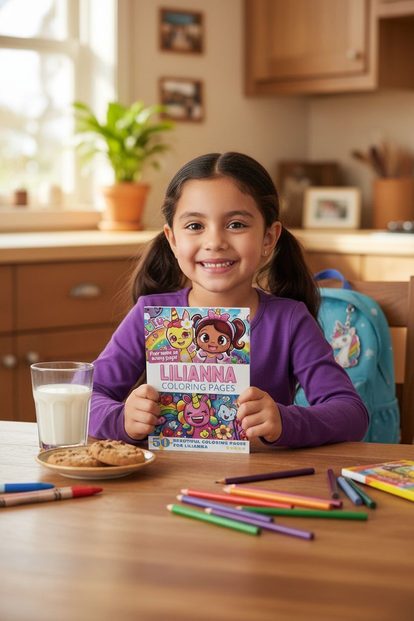 Lilianna personal coloring pages