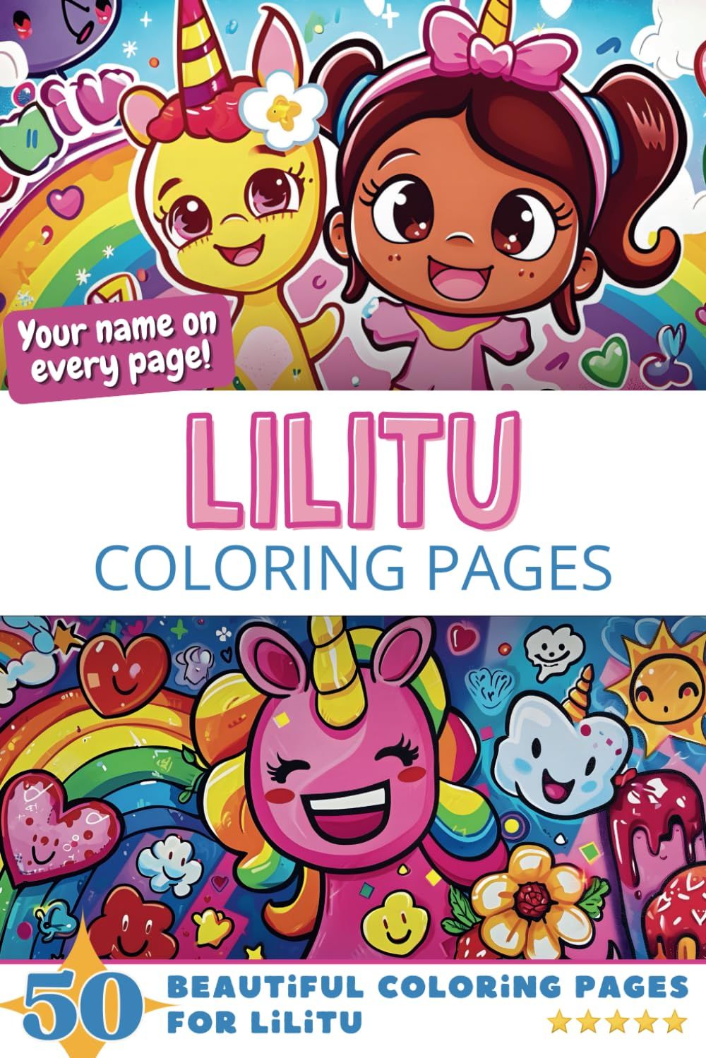 Lilitu Coloring Book Cover