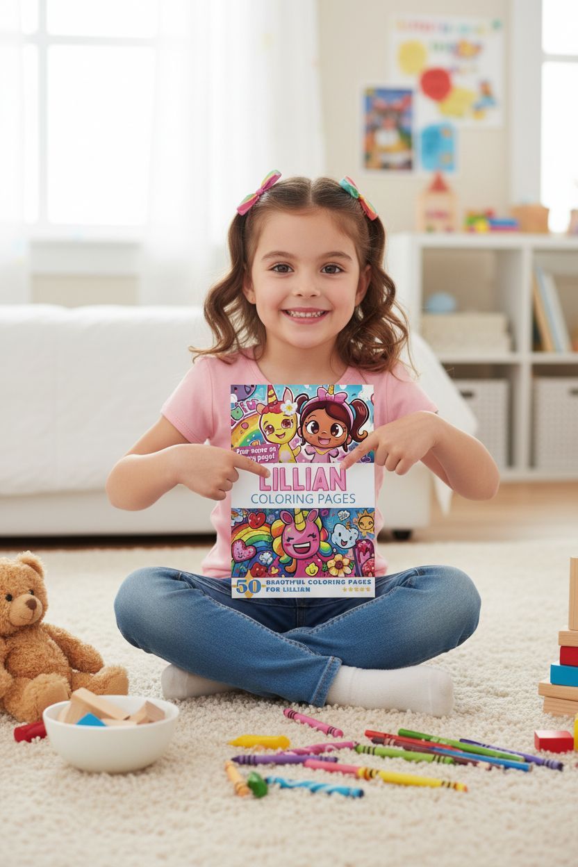 Lillian personal coloring pages