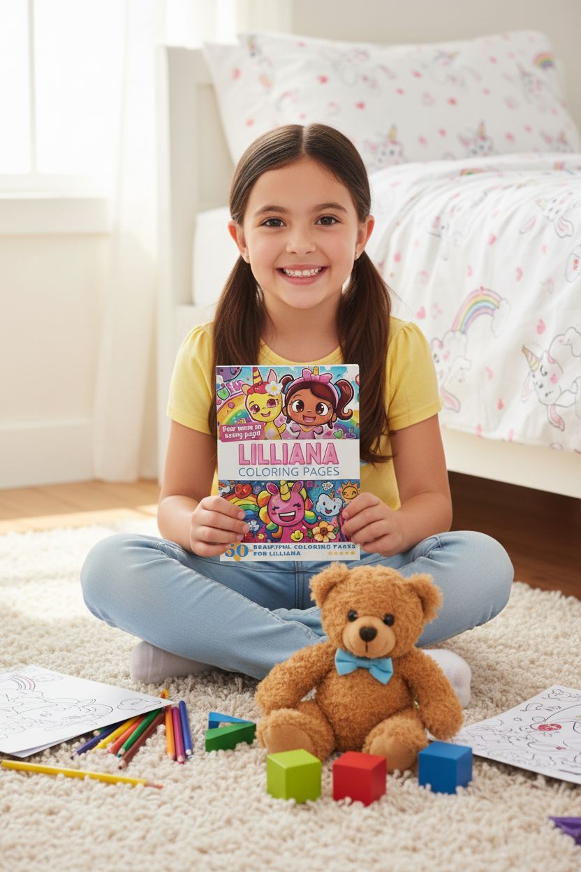 Lilliana personal coloring pages