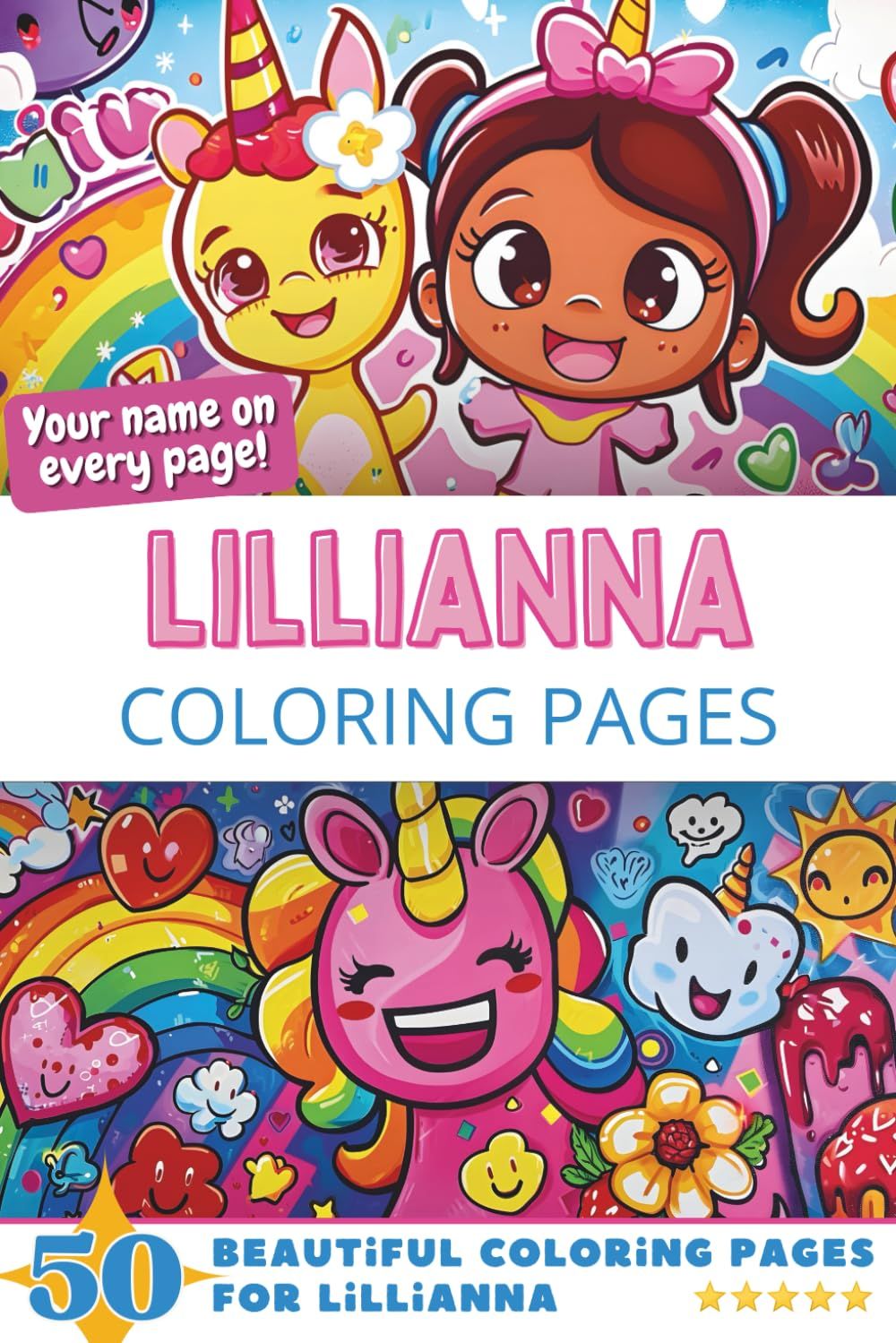 Lillianna Coloring Book Cover