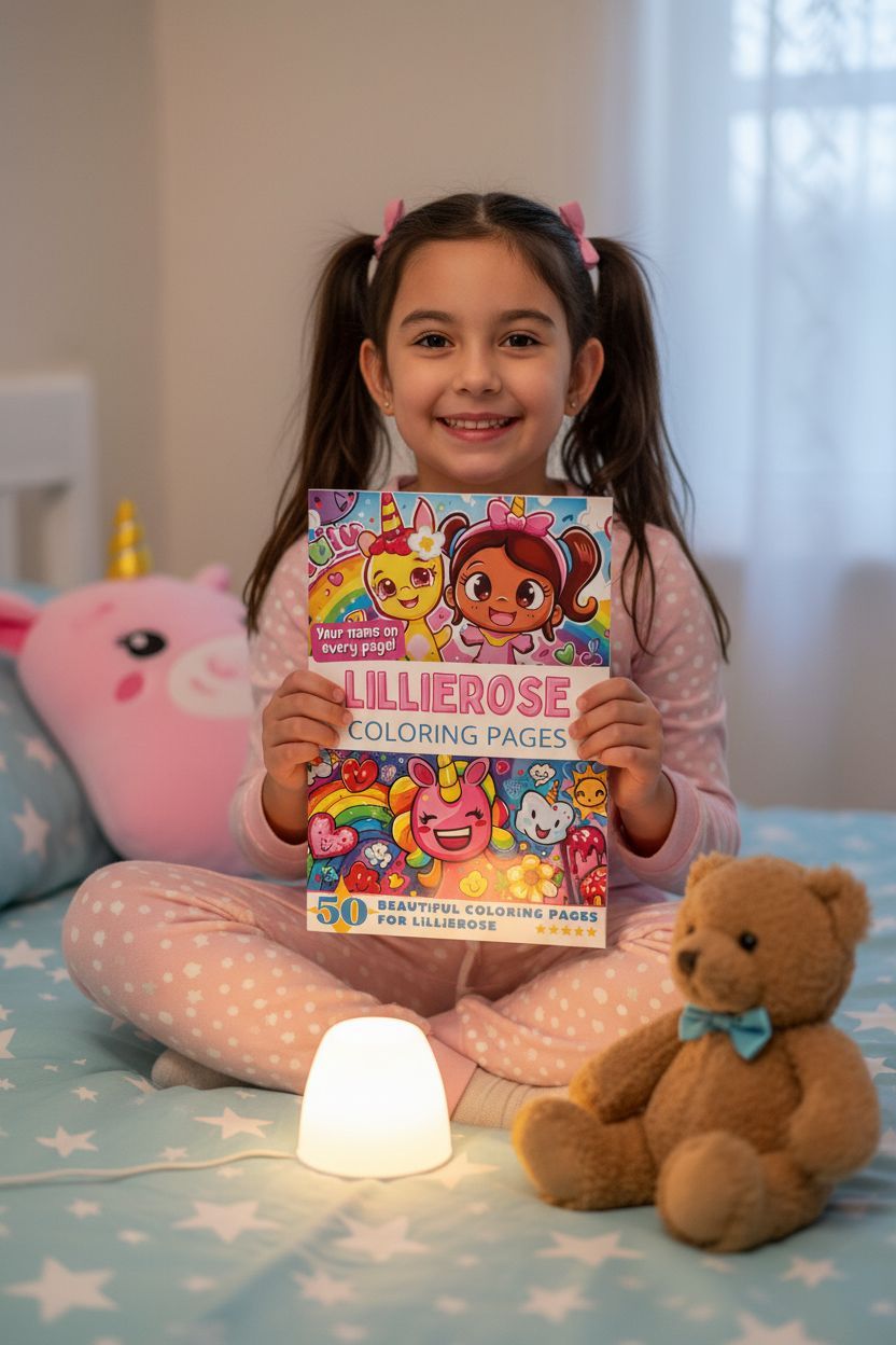 Lillierose personal coloring pages