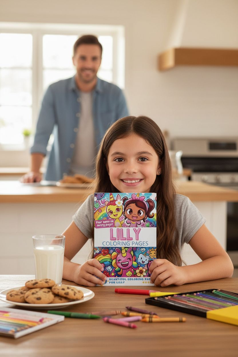 Lilly personal coloring pages