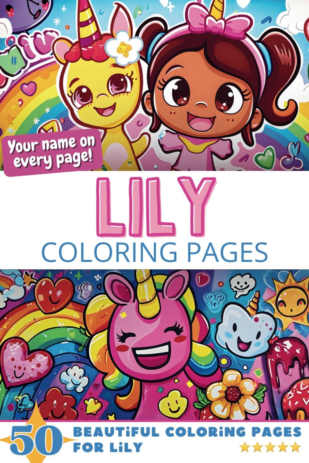 Lily Coloring Book Cover
