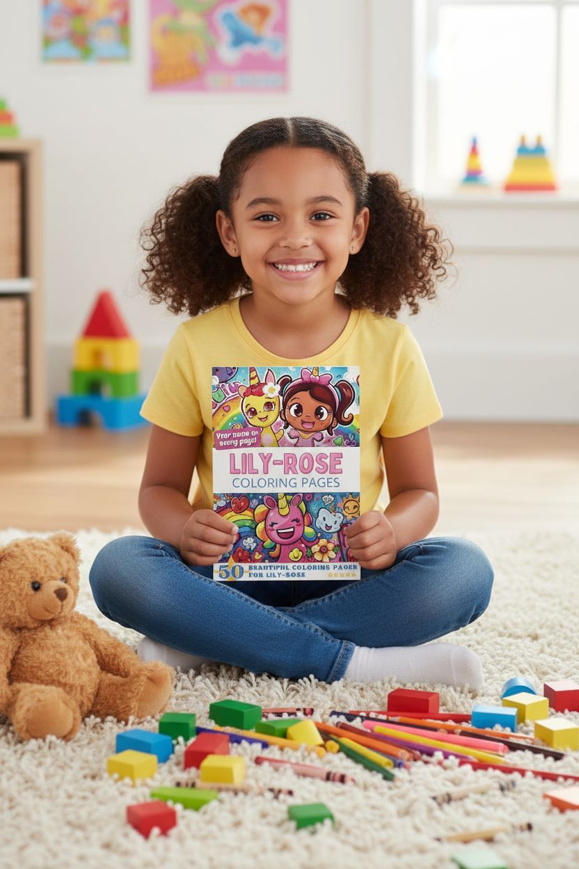 Lily-rose personal coloring pages