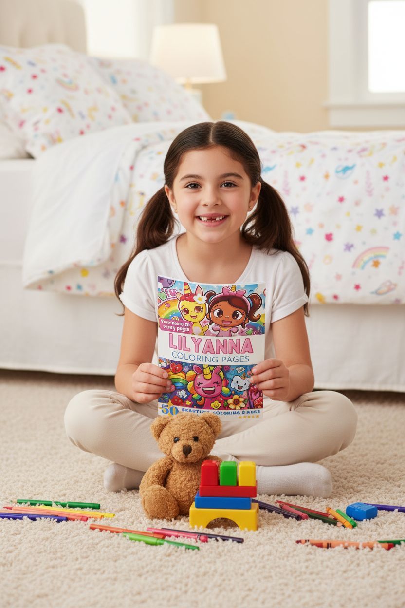 Lilyanna personal coloring pages