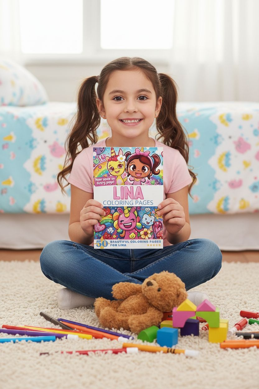 Lina personal coloring pages