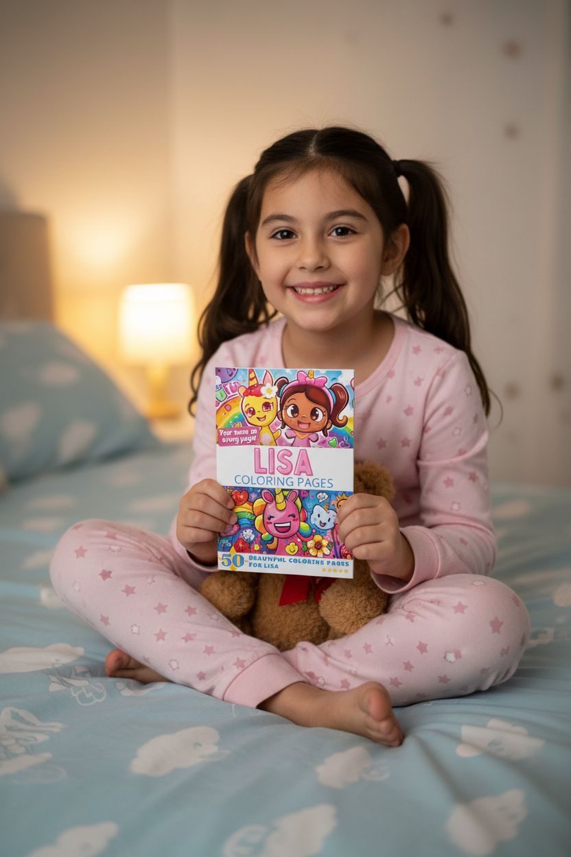 Lisa personal coloring pages