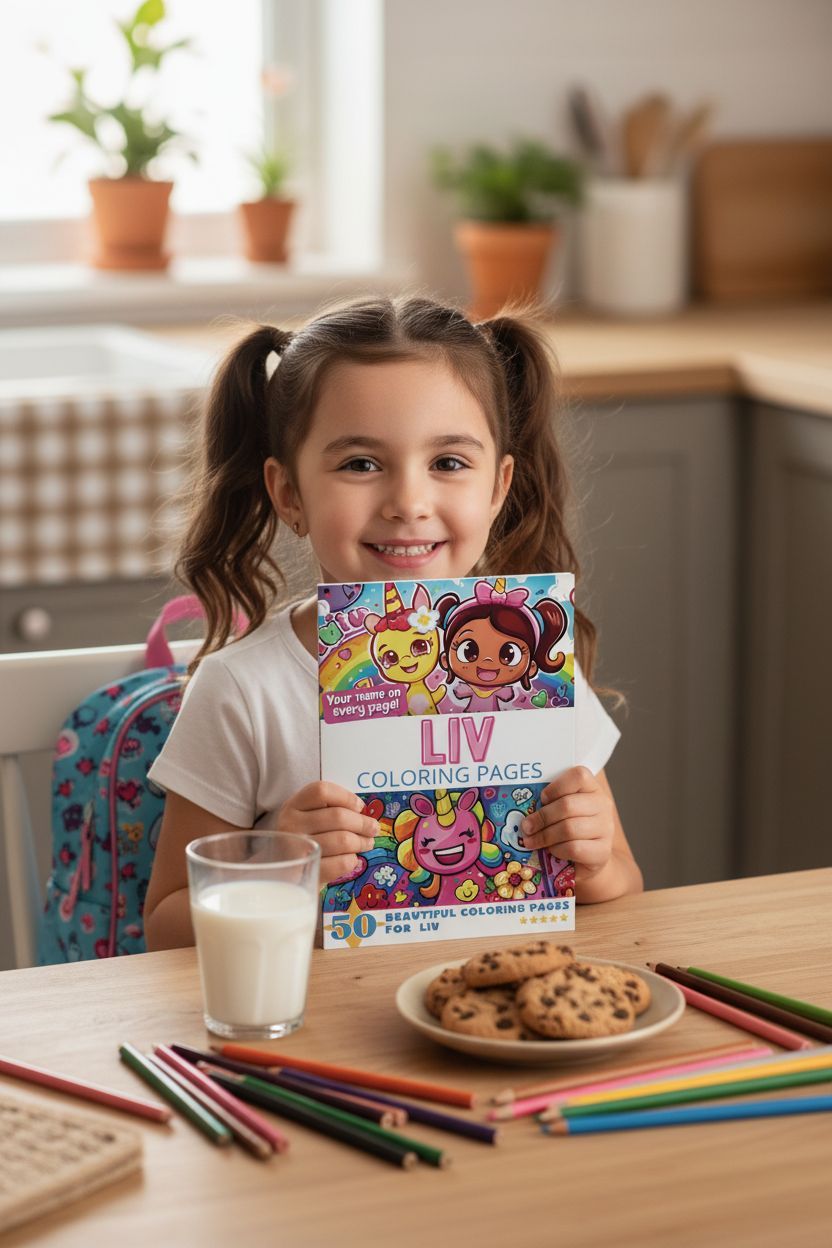 Liv personal coloring pages