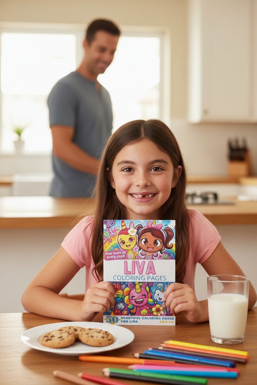 Liva personal coloring pages