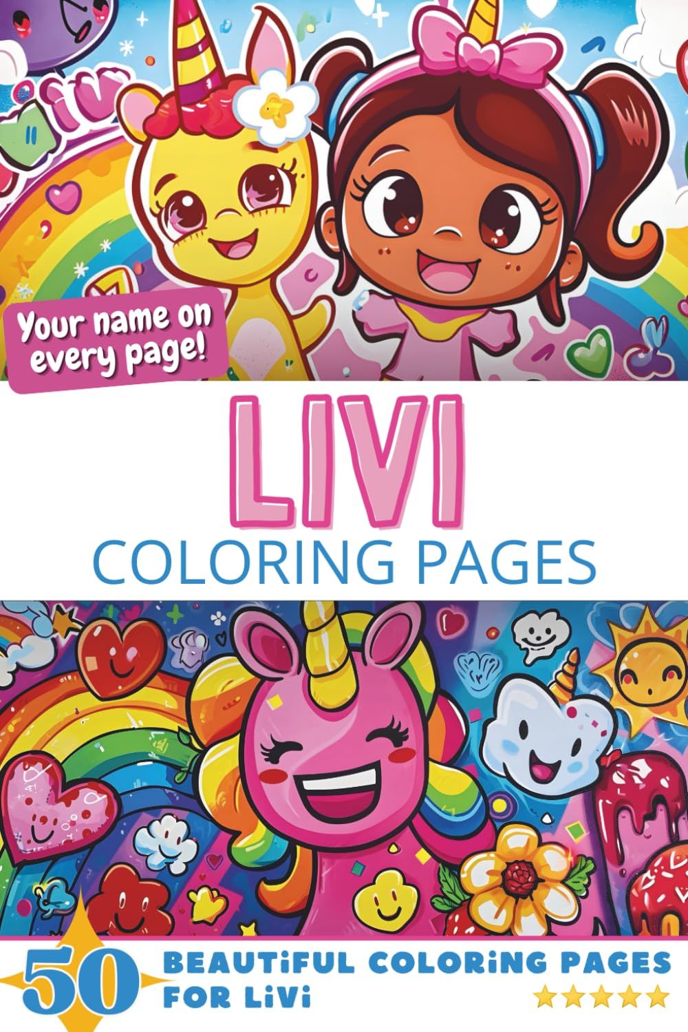 Livi Coloring Book Cover