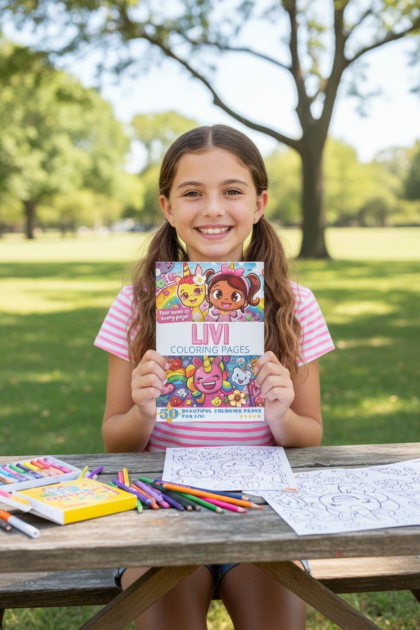 Livi personal coloring pages