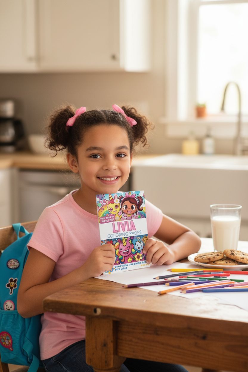 Livia personal coloring pages