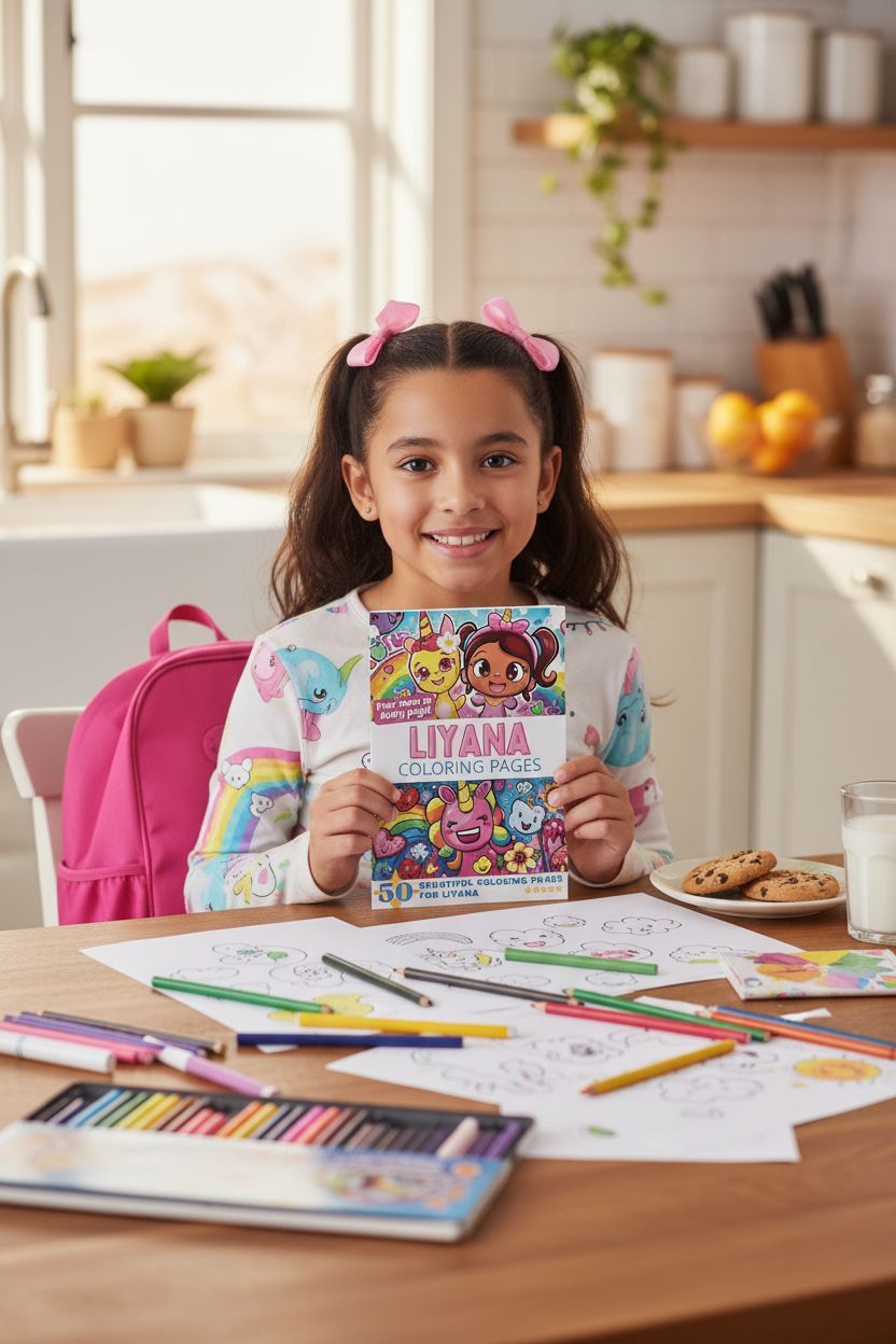 Liyana personal coloring pages