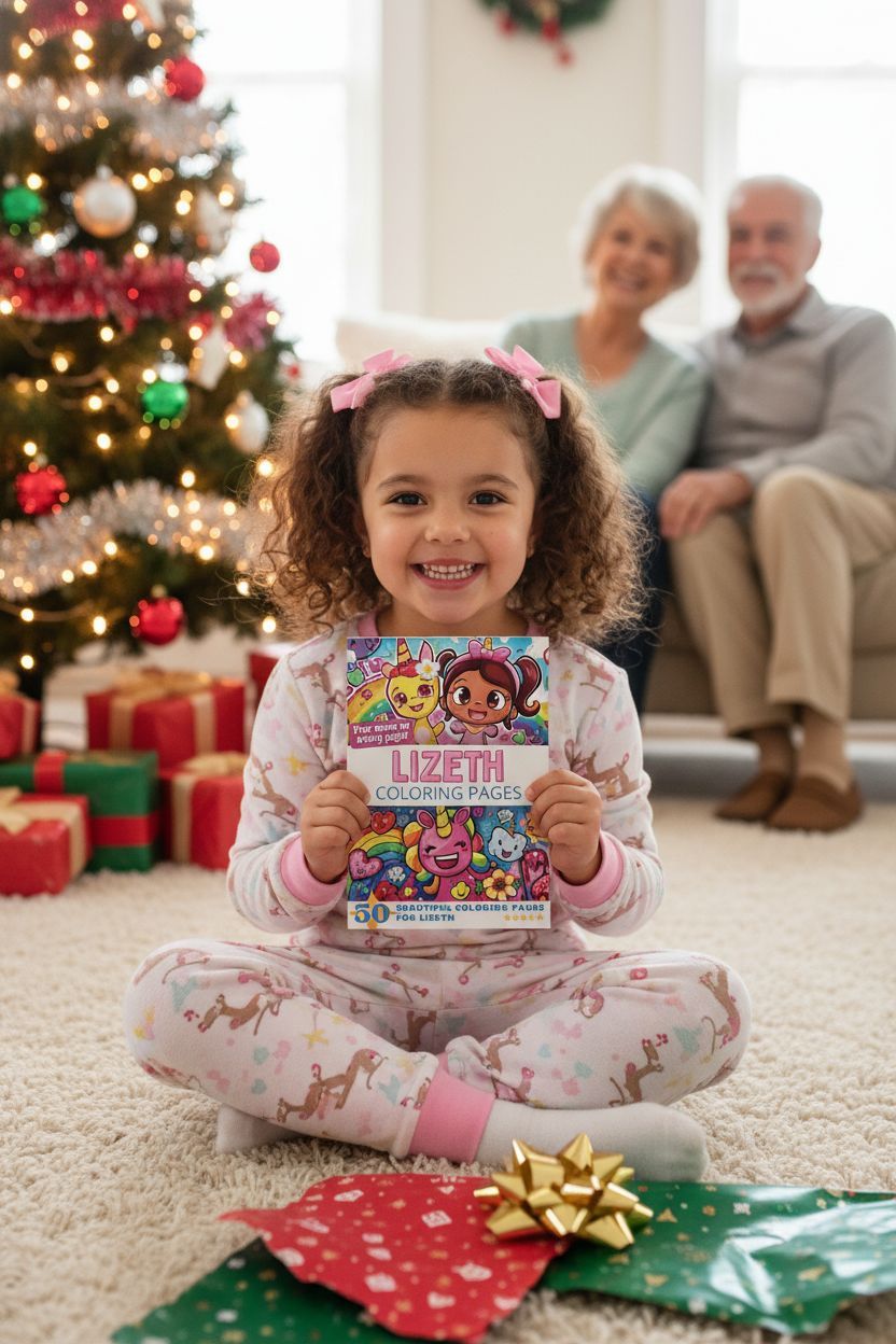 Lizeth Christmas coloring pages gift