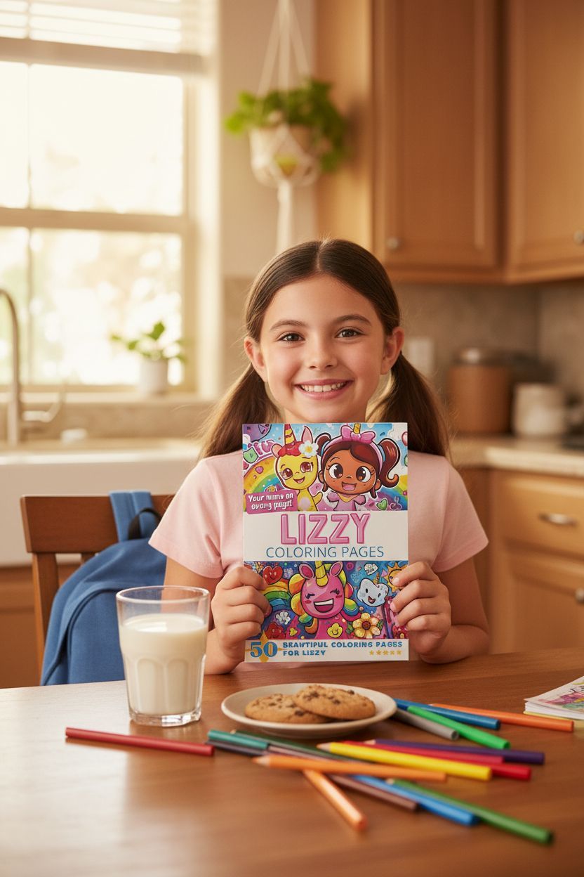 Lizzy personal coloring pages