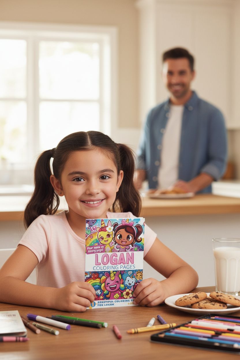 Logan personal coloring pages