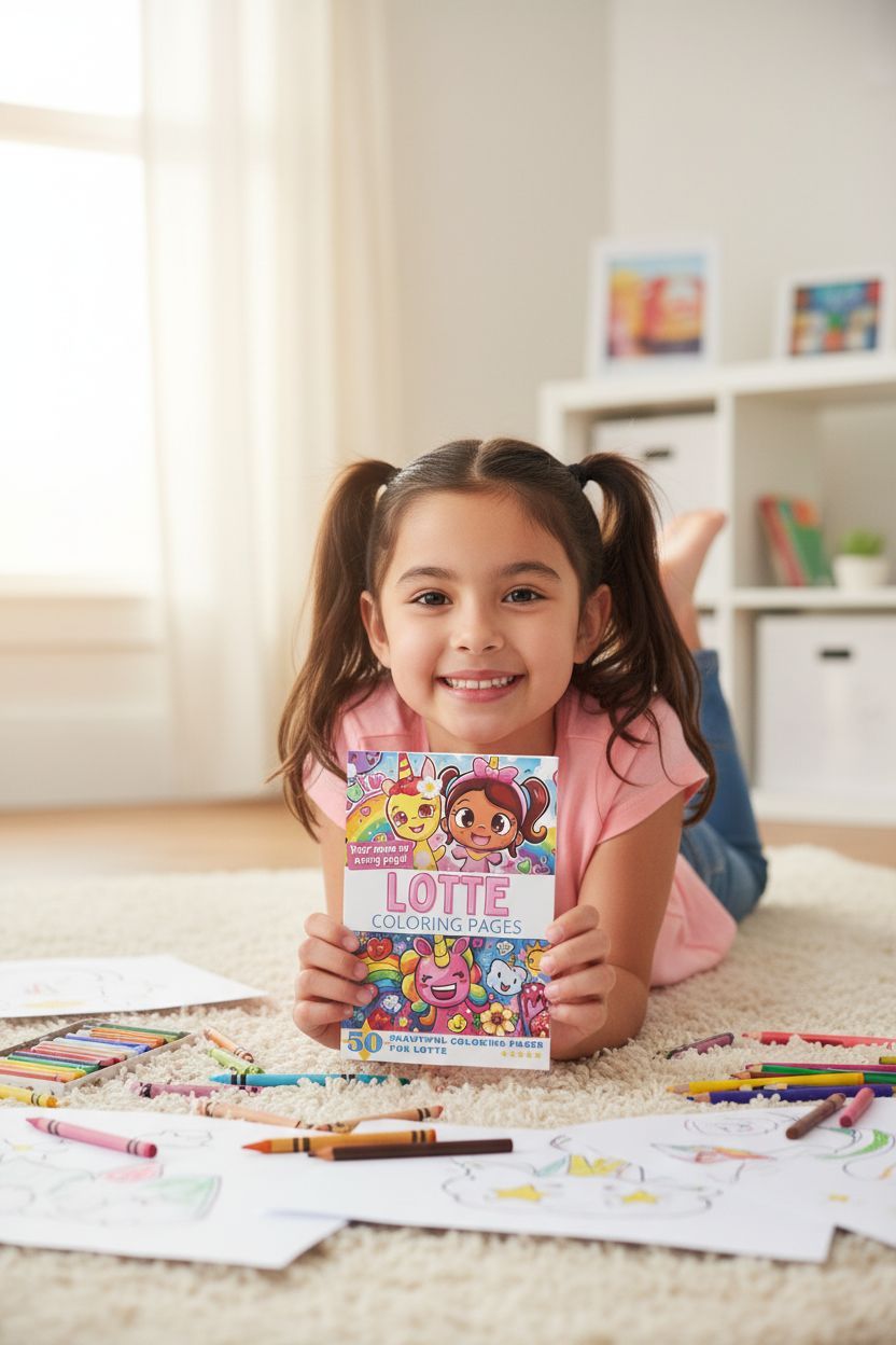 Lotte personal coloring pages