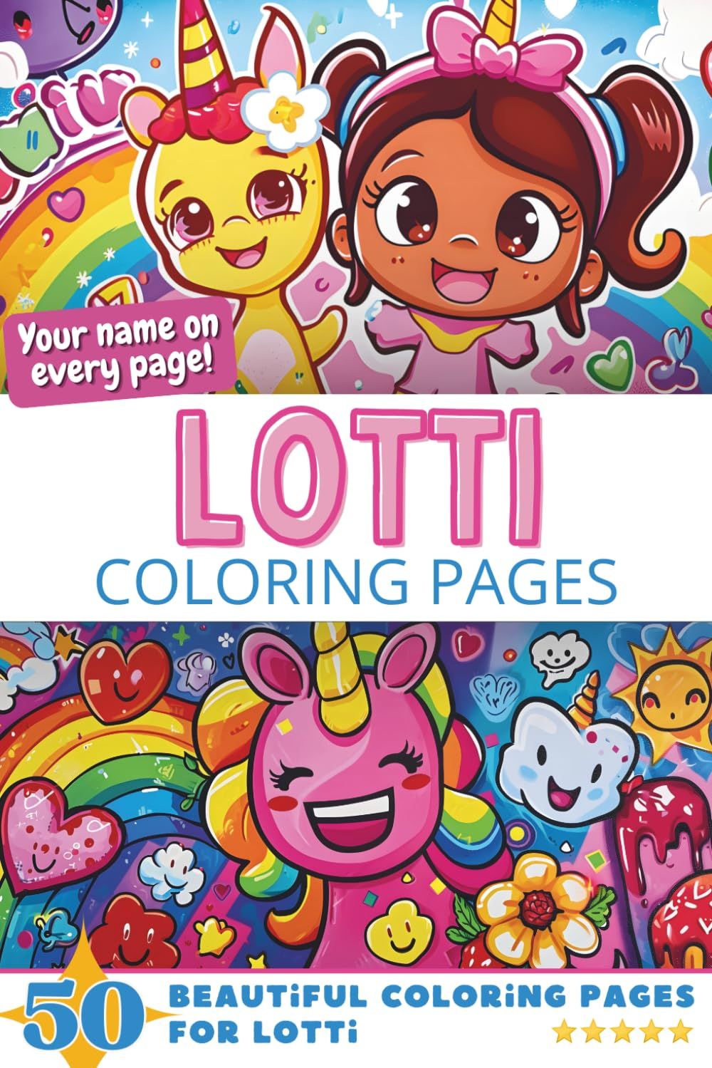 Lotti Coloring Book Cover