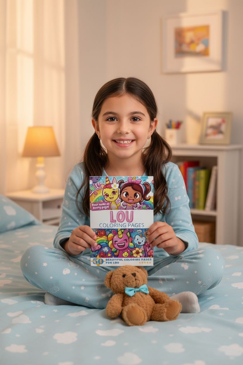 Lou personal coloring pages