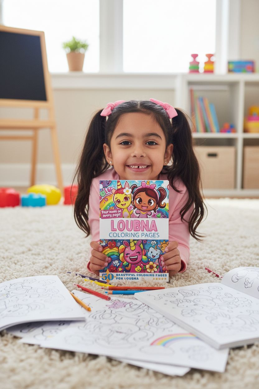 Loubna personal coloring pages