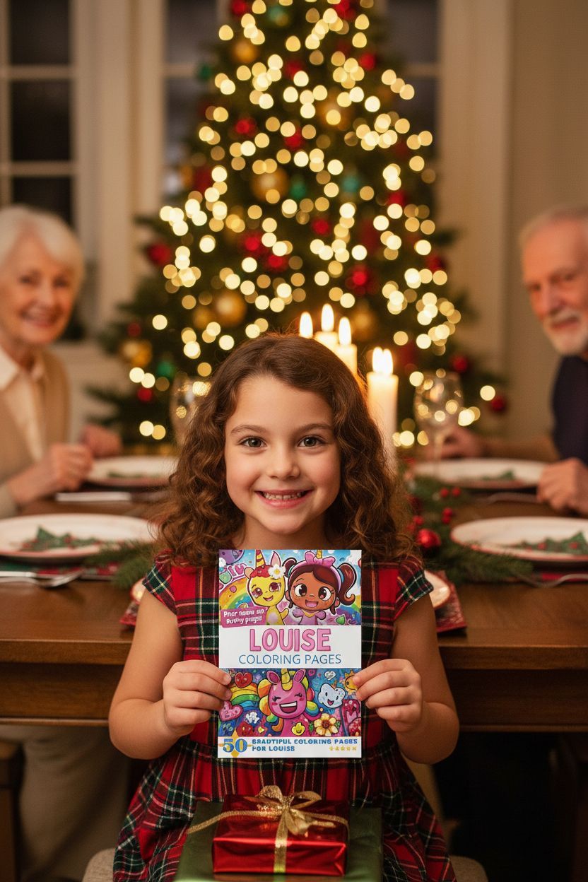 Louise Christmas coloring pages gift