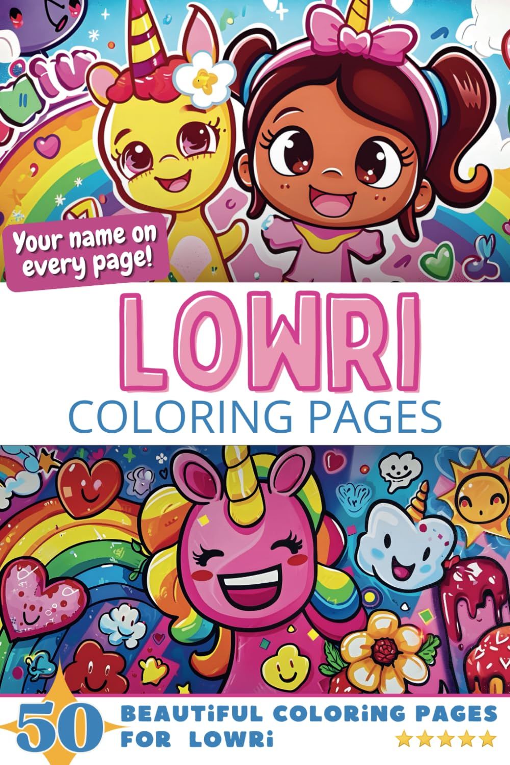 Lowri Coloring Book Cover