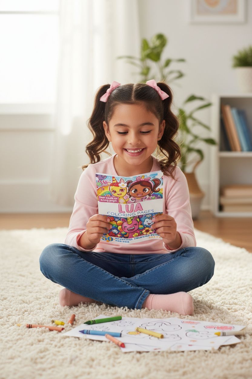 Lua personal coloring pages