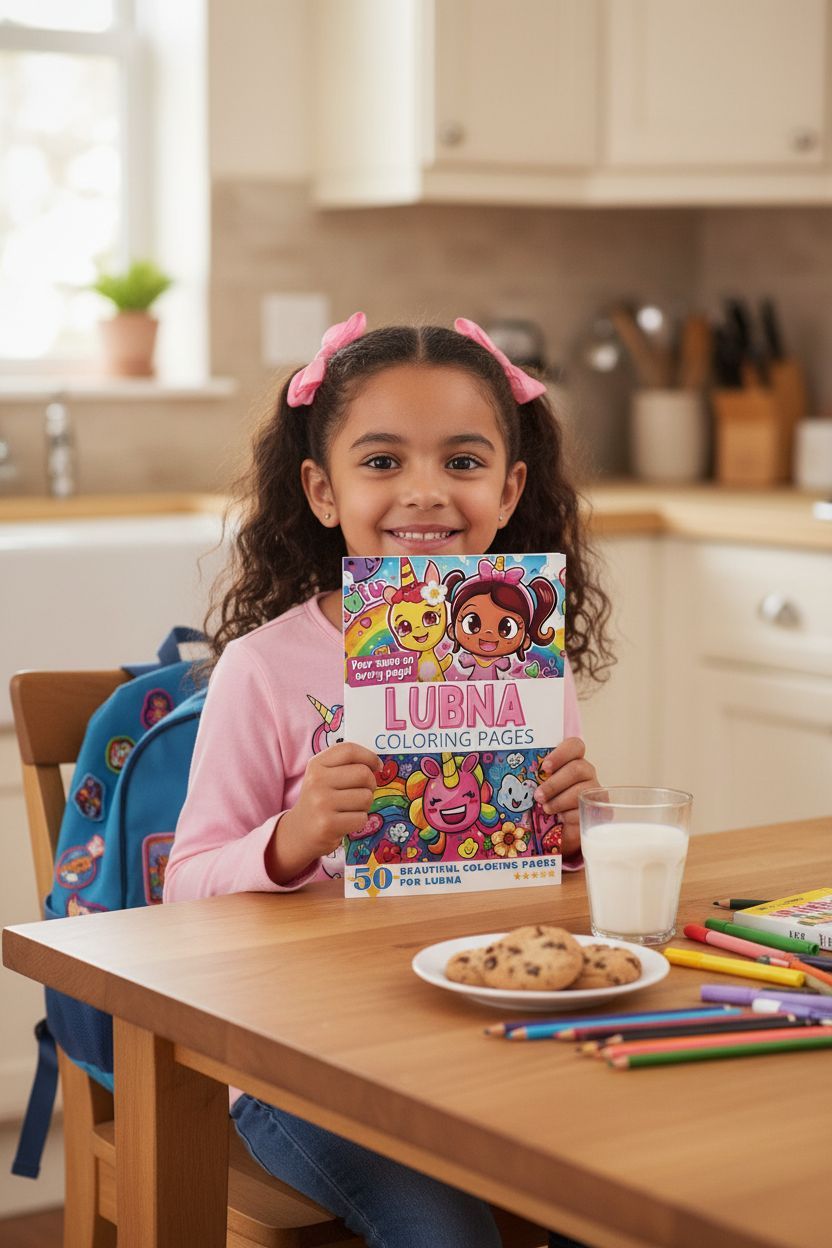 Lubna personal coloring pages