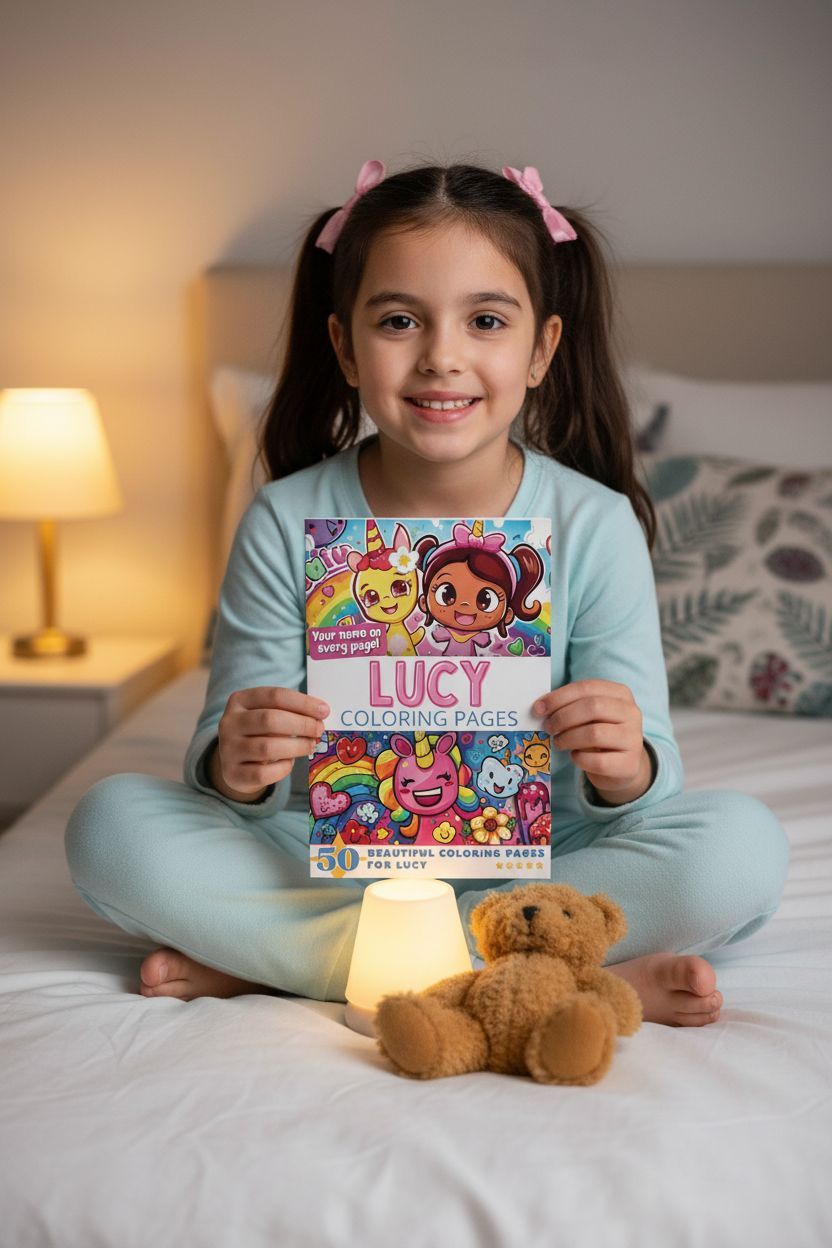 Lucy personal coloring pages