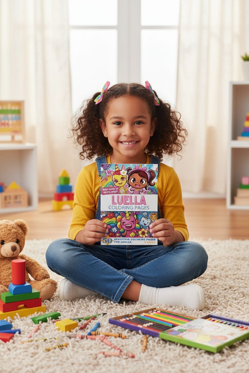 Luella personal coloring pages