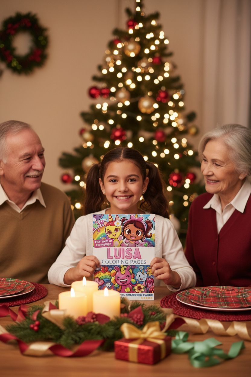 Luisa Christmas coloring pages gift
