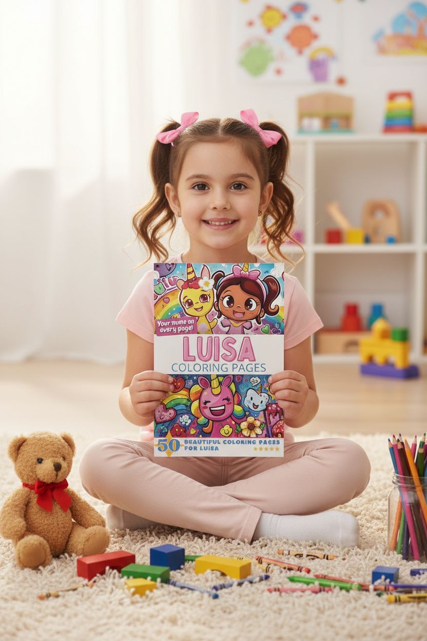 Luisa personal coloring pages