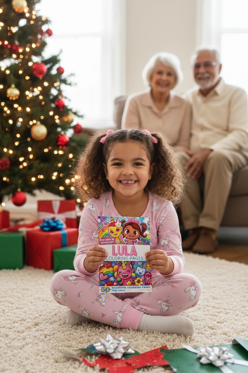Lula Christmas coloring pages gift