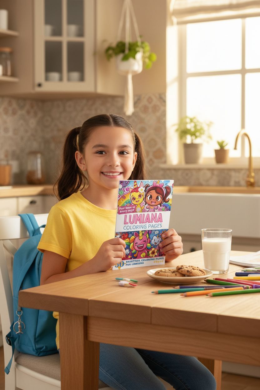 Lumiana personal coloring pages