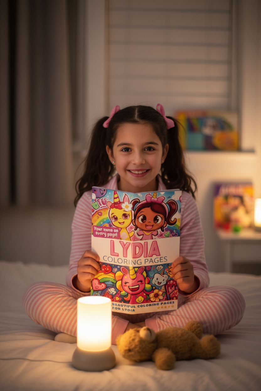 Lydia personal coloring pages